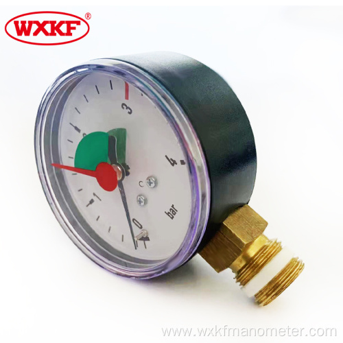 60MM SS316 Safty Electrical Contact Pressure Gauge Menometer